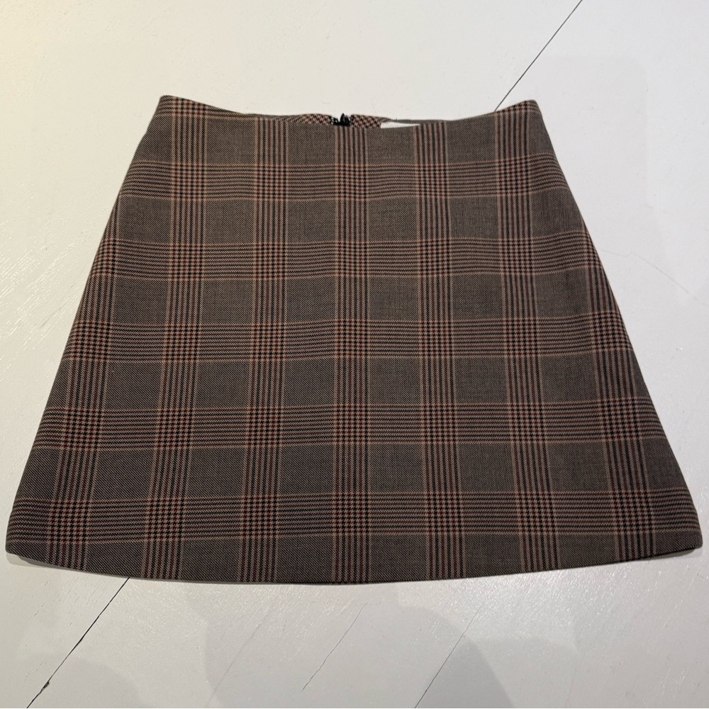 Aritzia Wilfred Plaid Skirt